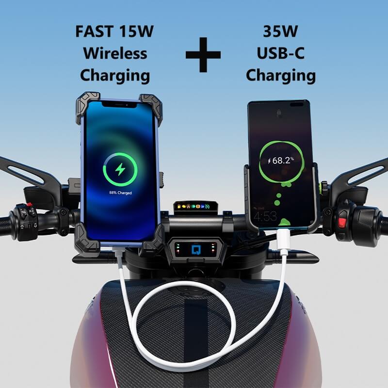 Q-MOUNT Bike Phone Holder for bicycle, electric scooter stroller